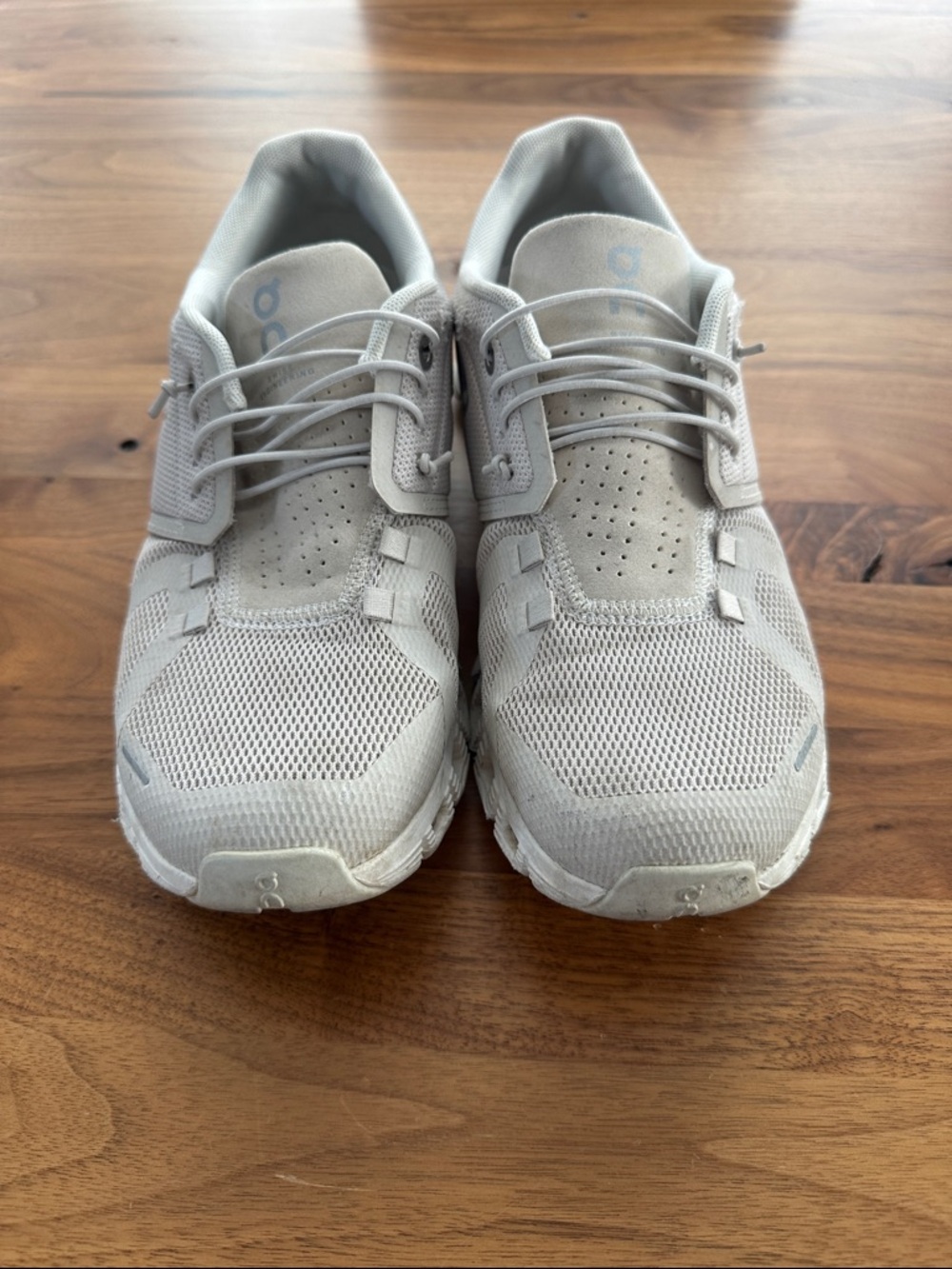 On Running Men's Sneakers in Light Gray and White